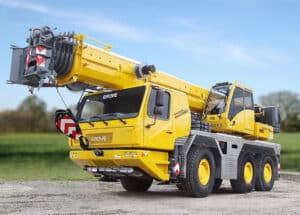 crawler crane after inspection